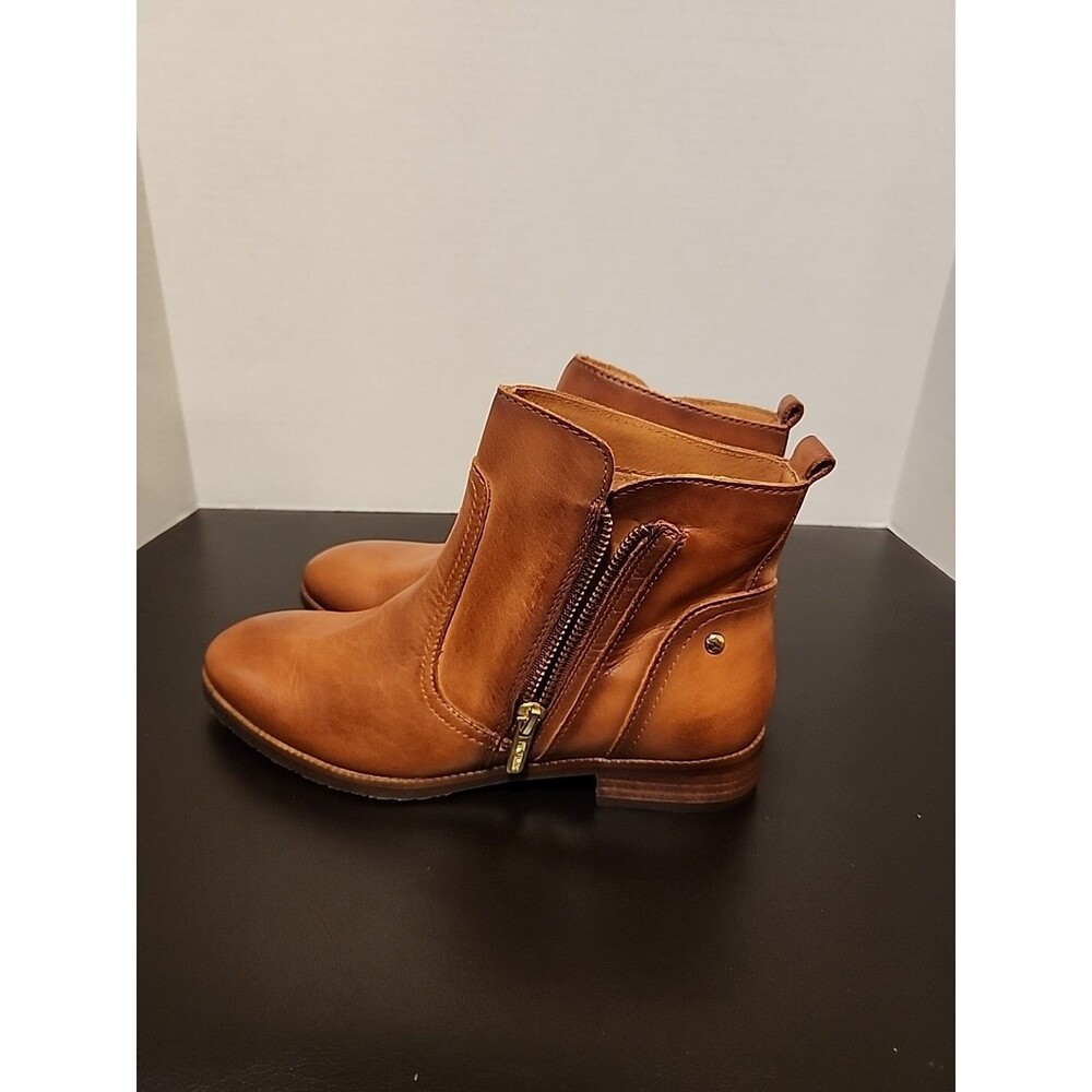 Eu 36 Sz 5.5 - Pikolinos Women’s flat ankle boots with zipper outside